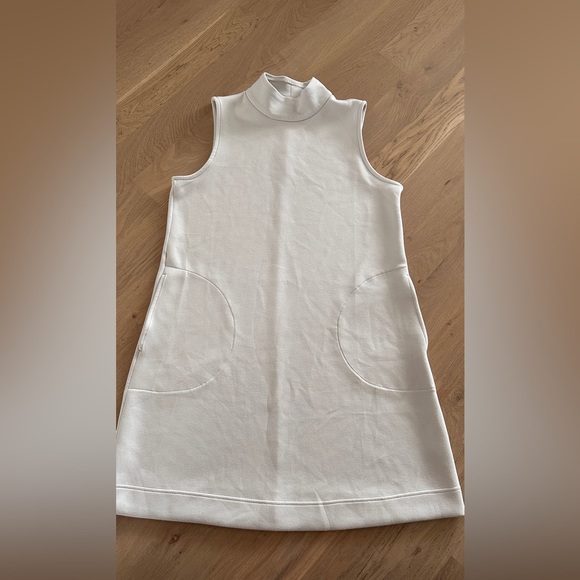 Spanx AirEssentials Mock Neck Dress • White Cloud size medium - Picture 6 of 12